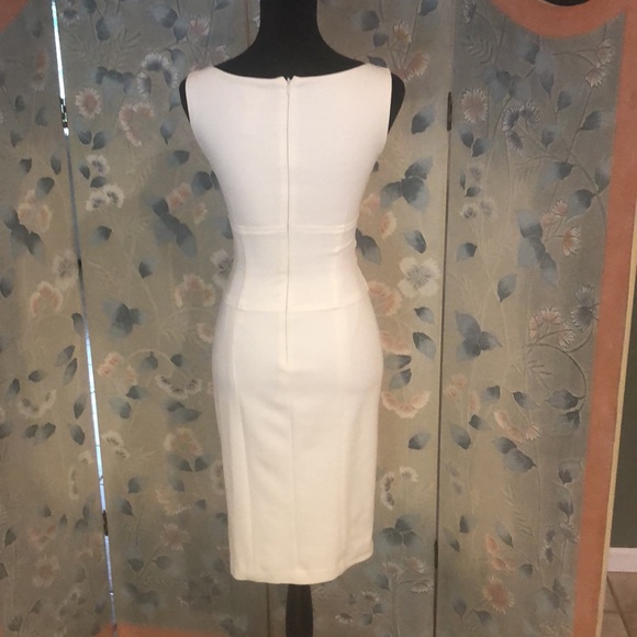 Cache off White stretch knit dress - Picture 7 of 11